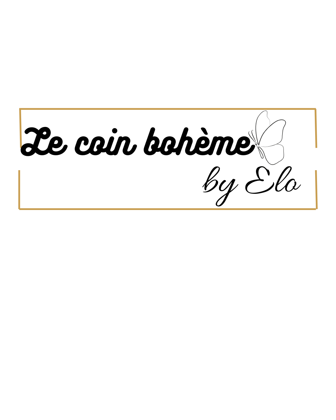 Logo Le coin bohème by Elo